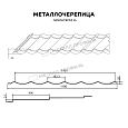 Металлочерепица МЕТАЛЛ ПРОФИЛЬ Ламонтерра-XL (VikingMP E-20-6005-0.5)